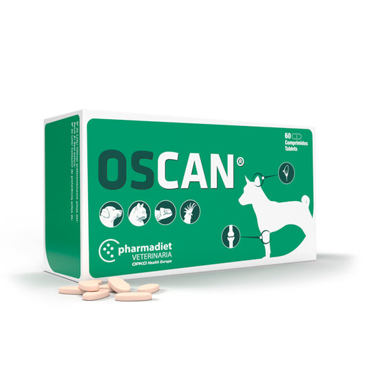 Pharmadiet Oscan condroprotector para perros y gatos 60 comprimidos