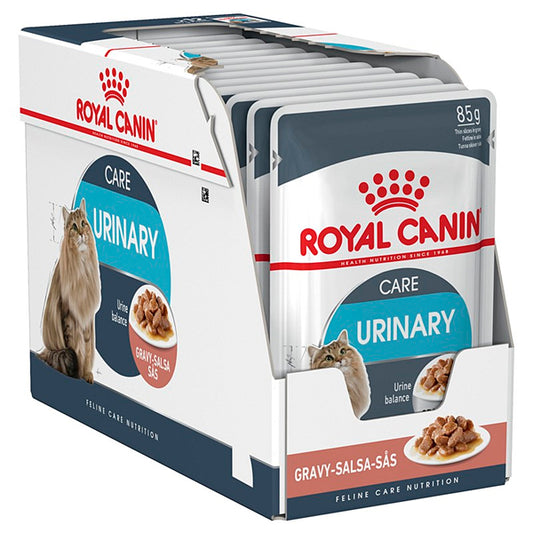 Royal Canin Urinary Care: Comida Húmeda en Salsa para el Cuidado Urinario, Pack de 12 Sobres de 85g