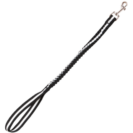 Correa Arppe Adapting Surf nylon negro y gris con detalles reflectantes para perro