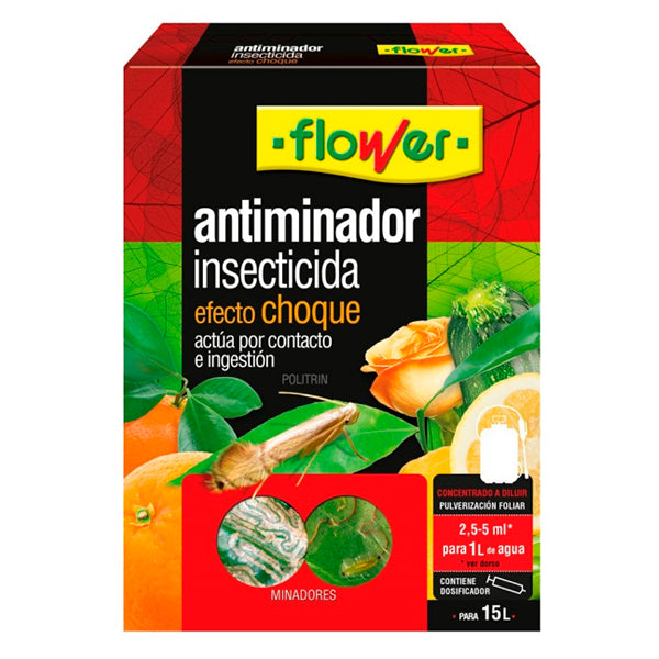 Flower Antiminador para minadores de hojas en plantas, presentación original