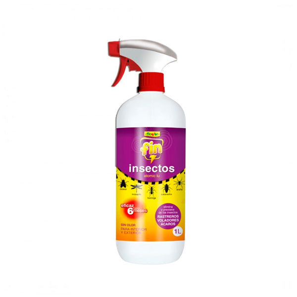 Flower FIN Insectos barrera de insectos pulverizador 1 litro