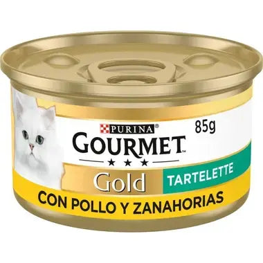 Lata Gourmet Gold Tartelette pollo y zanahoria 85 g