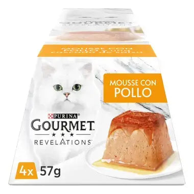 Pack Gourmet Revelations Mousse con pollo 4 pirámides de 57,5 g