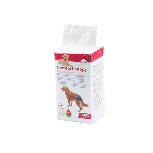 Pañales Savic Comfort Nappy talla 3, paquete de 12, contorno de 34 a 48 cm
