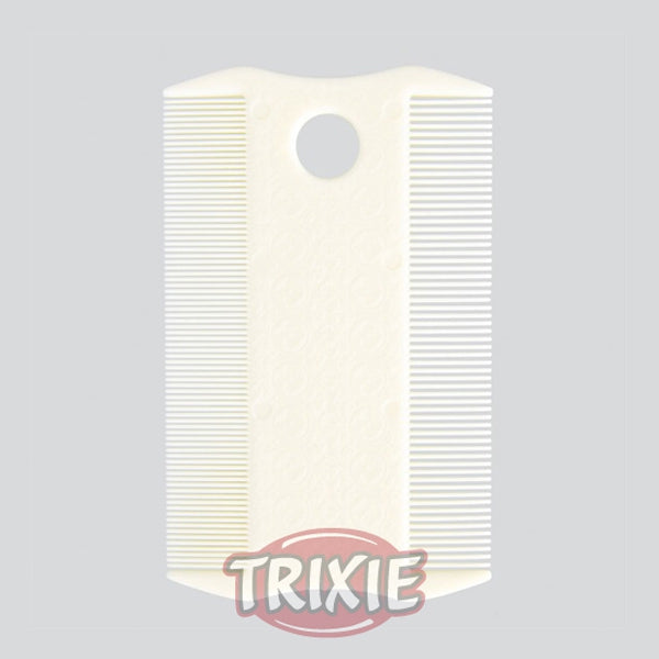 Trixie Peine Quitaparásitos, Plástico, Doble Cara, 9 Cm - Tujilguero