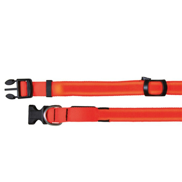 Collar Flash, M-L, 40-55cm/25mm, Naranja - Tujilguero