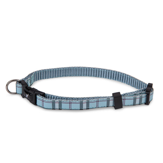 Vadigran Collar Perro Nylon Tartán Azul 13-20Cmx10Mm