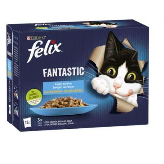 Felix Fantastic Festín del Mar en Gelatina 12x85gr