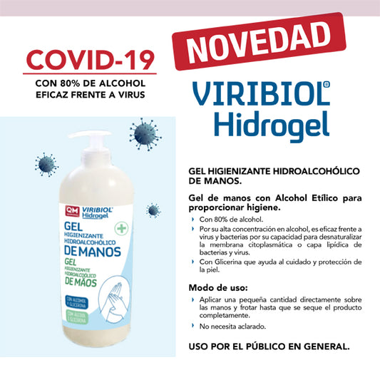 Viribiol Gel De Manos Hidroalcoholico 1 lts