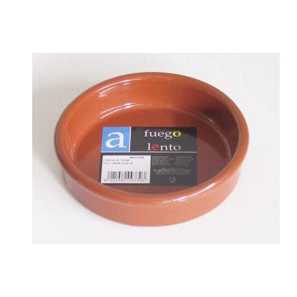 Cazuela Barro Postre S/Asa 12 Cm.